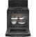 Alt View 12. GE - 5.0 Cu. Ft. Freestanding Gas Range with Self-cleaning and Power Boil Burner - Black on Black.