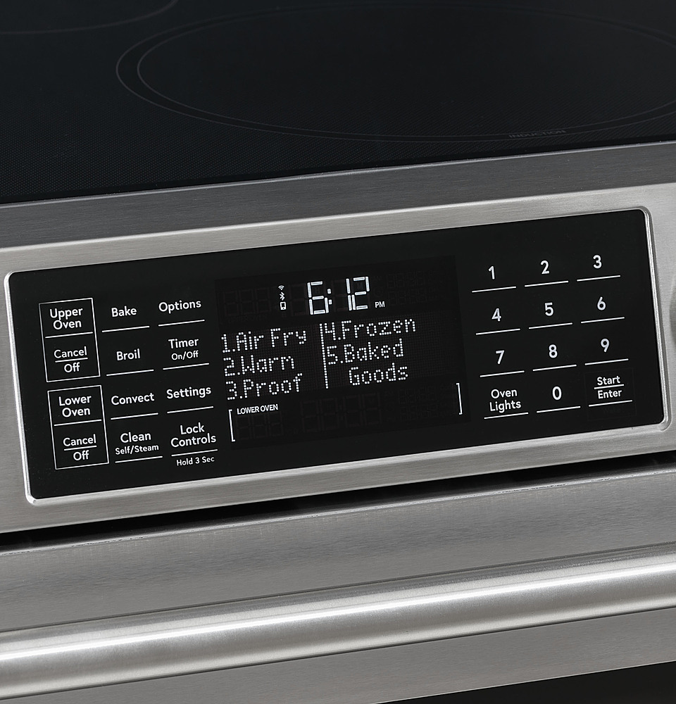 Café 30 Inch. 6.7 cu. ft. ELECTRIC Slide-In Front Control Radiant and  Convection Double Oven Range