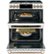 Alt View Zoom 20. Café - 7 Cu. Ft. Self-Cleaning Slide-In Double Oven Dual Fuel Convection Range, Customizable - Matte White.