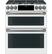 Alt View 25. Café - 7 Cu. Ft. Self-Cleaning Slide-In Double Oven Dual Fuel Convection Range, Customizable - Matte White.