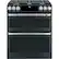 Front. Café - 7 Cu. Ft. Self-Cleaning Slide-In Double Oven Dual Fuel Convection Range - Matte Black.