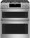 Front. Café - 6.7 Cu. Ft. Self-Cleaning Slide-In Double Oven Dual Fuel Convection Range, Customizable - Stainless steel.