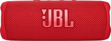 JBL - FLIP6 Portable Waterproof Speaker - Red - Front_Zoom