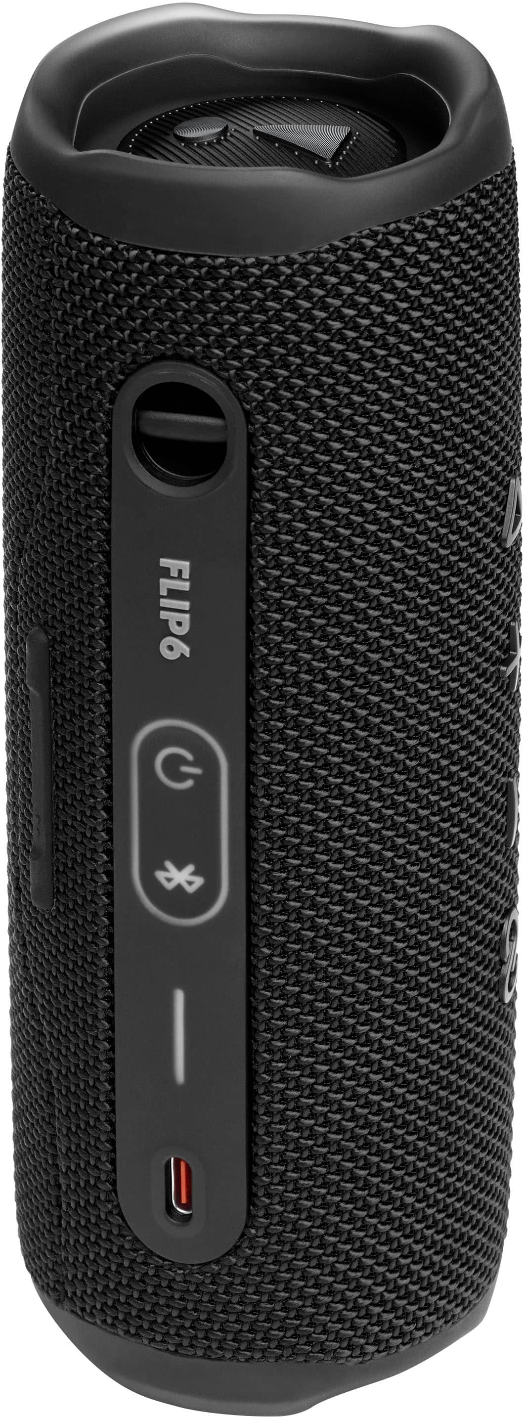 JBL Flip 6 Portable Bluetooth Speaker (Black) - JB Hi-Fi