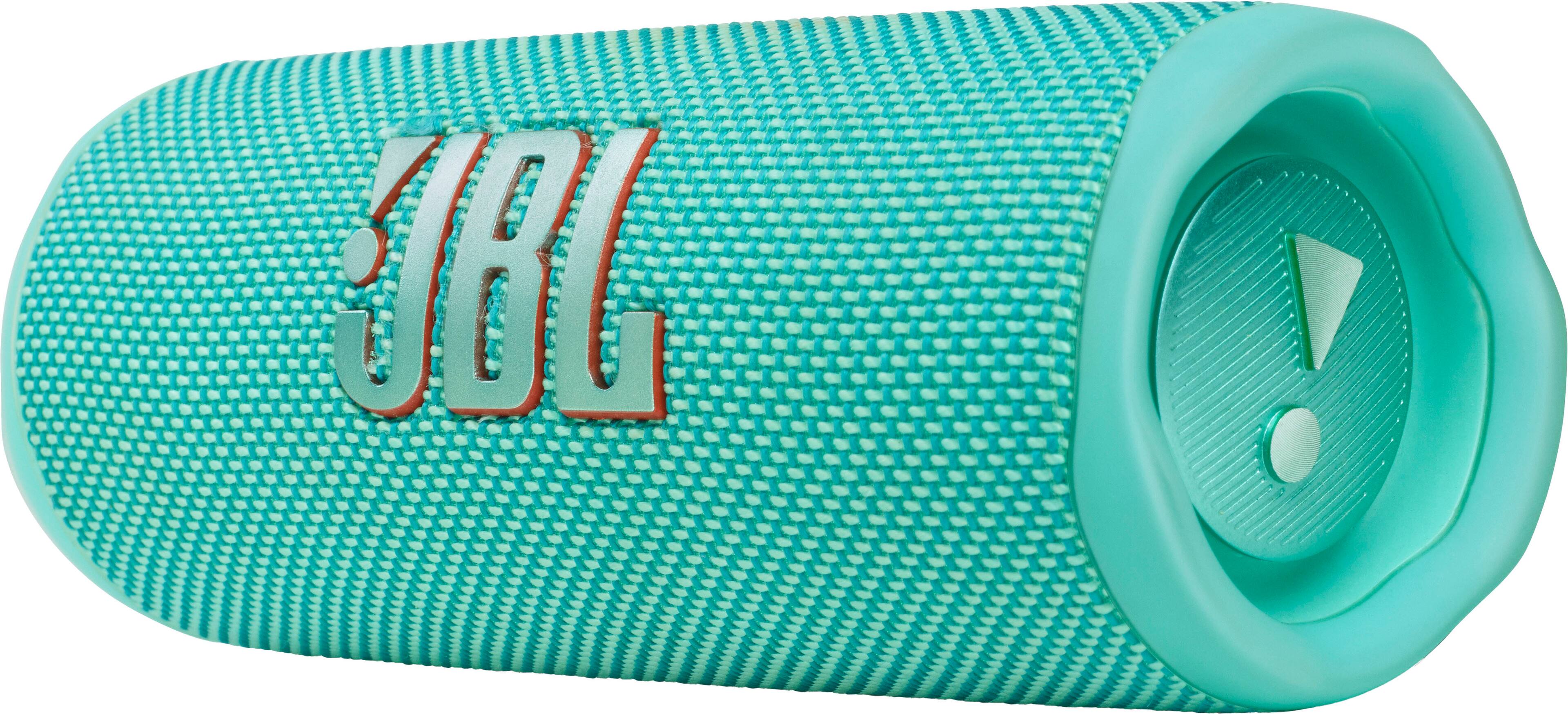 Angle. JBL - FLIP6 Portable Waterproof Speaker - Teal.