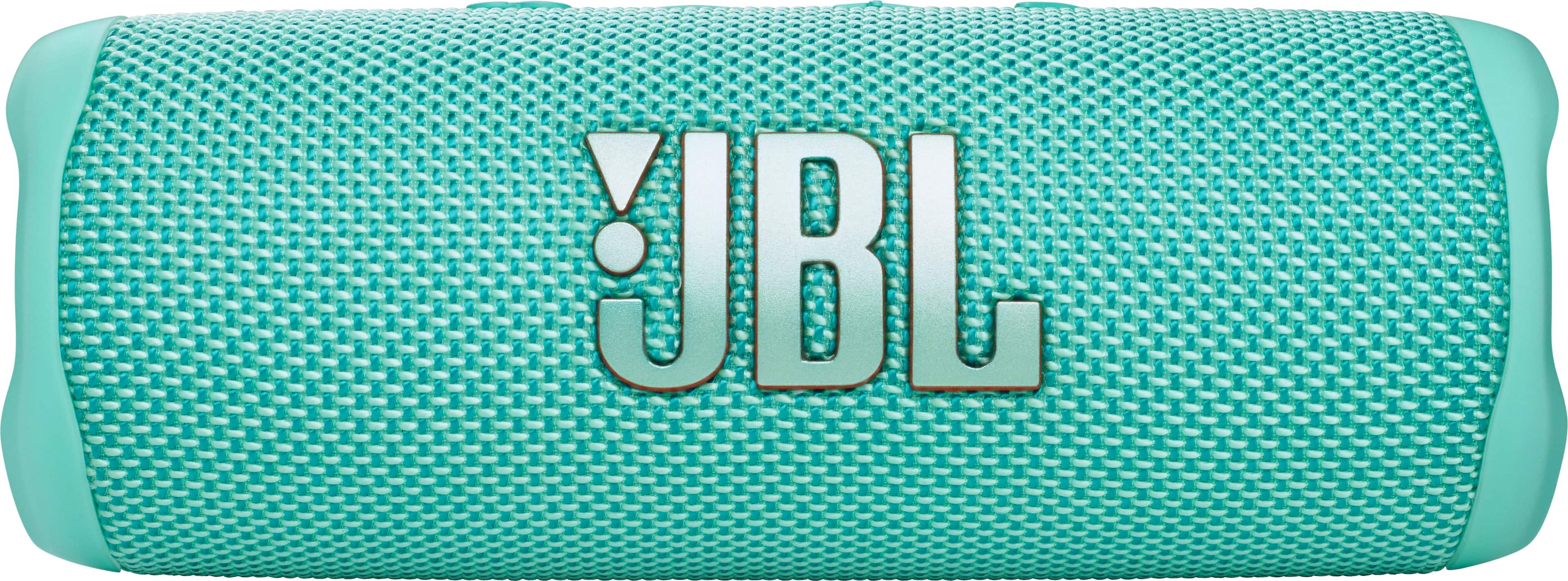 Front. JBL - FLIP6 Portable Waterproof Speaker - Teal.