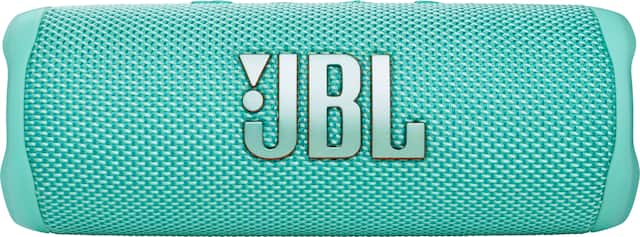 Front. JBL - FLIP6 Portable Waterproof Speaker - Teal.