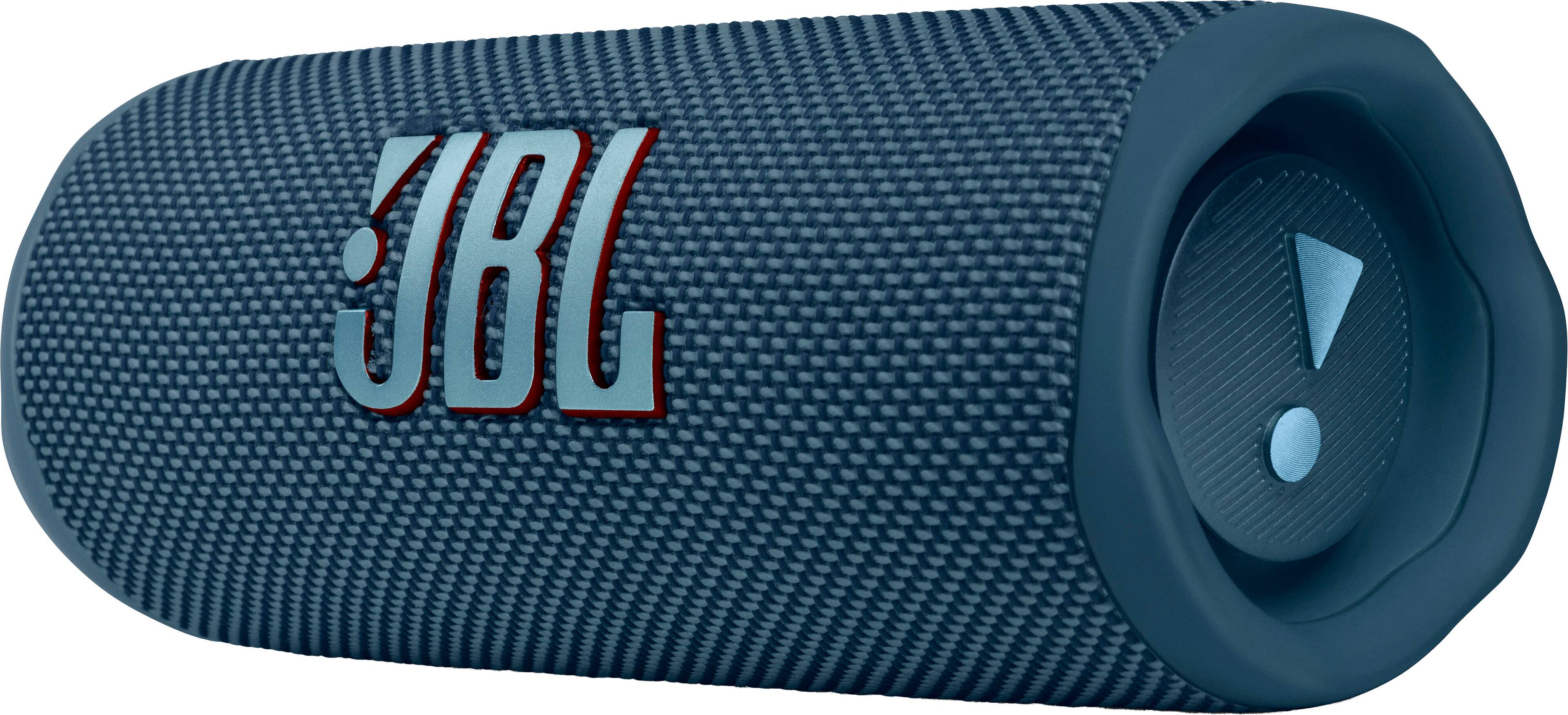 Angle. JBL - FLIP6 Portable Waterproof Speaker - Blue.