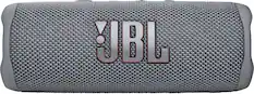 Front. JBL - FLIP6 Portable Waterproof Speaker - Gray.