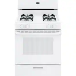 Hotpoint - 4.8 Cu. Ft. Freestanding Gas Range - White