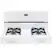 Alt View 11. Hotpoint - 4.8 Cu. Ft. Freestanding Gas Range - White.