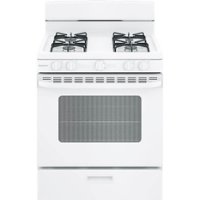 Hotpoint - 4.8 Cu. Ft. Freestanding Gas Range - White - Front_Zoom