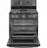 Alt View 11. GE Profile - 5.3 Cu. Ft. Freestanding Smart Gas True Convection Range with Hot Air Fry - Black Stainless Steel.