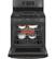 Alt View 12. GE Profile - 5.3 Cu. Ft. Freestanding Smart Gas True Convection Range with Hot Air Fry - Black Stainless Steel.