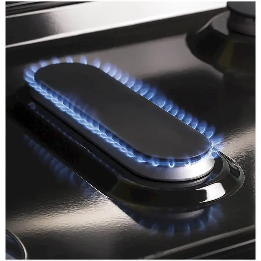 Alt View 12. GE - 5.0 Cu. Ft. Freestanding Gas Range - Black.