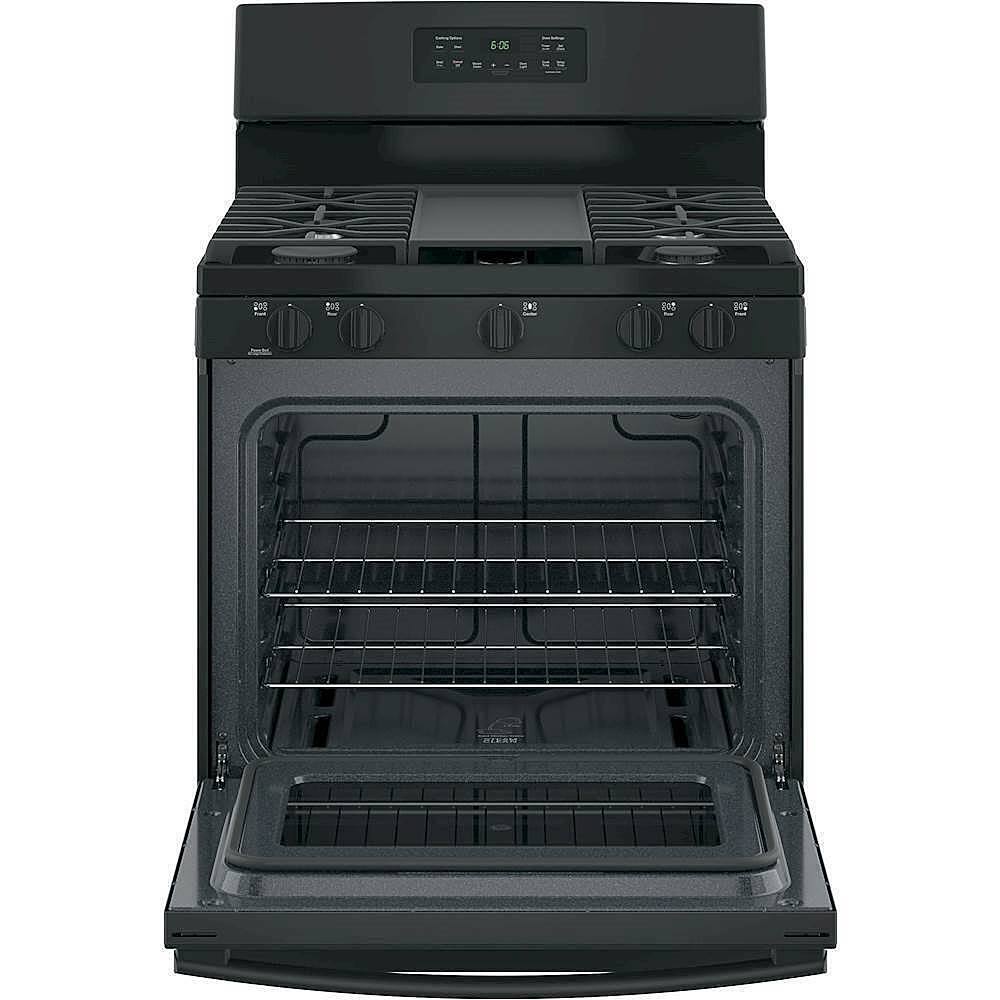 Ge black stainless on sale steel gas stove