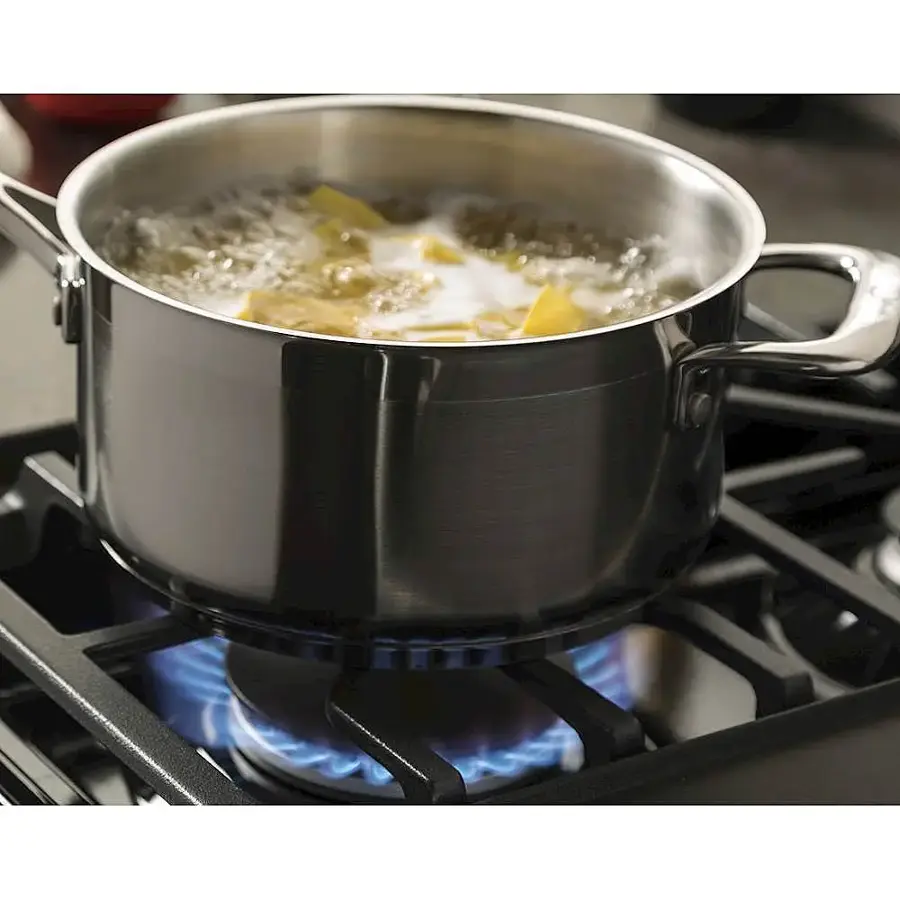 Alt View 20. GE - 5.0 Cu. Ft. Freestanding Gas Range - Black.