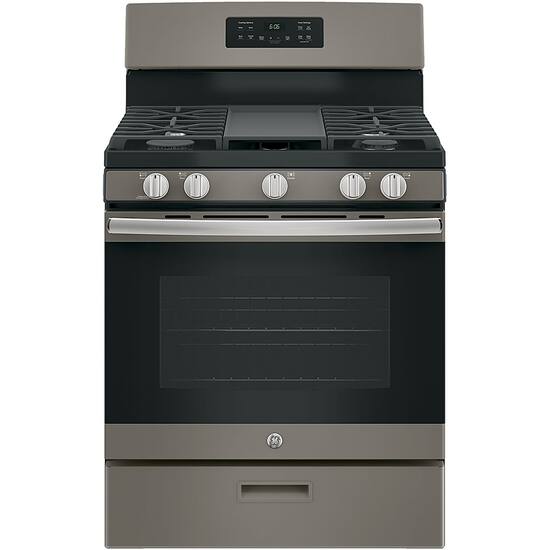 GE 5.0 Cu. Ft. Freestanding Gas Range Slate JGBS66EEKES Best Buy
