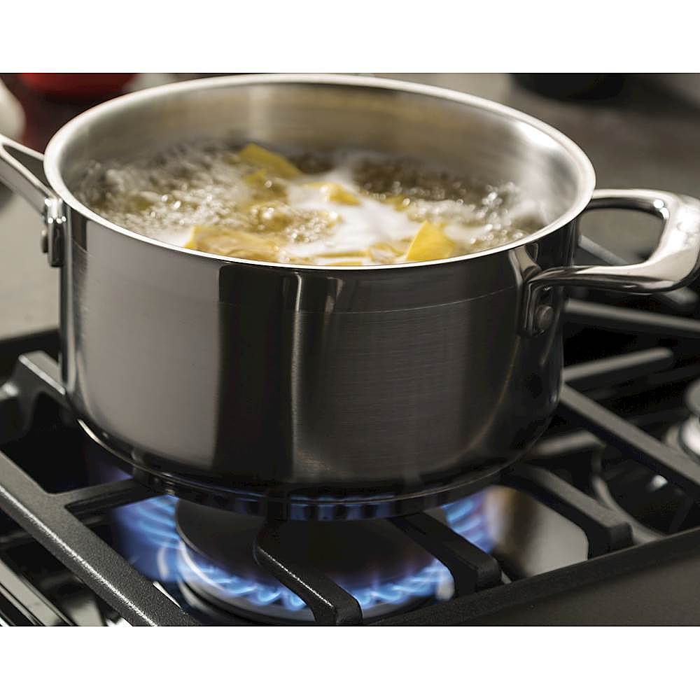 Alt View 14. GE - 5.0 Cu. Ft. Freestanding Gas Range - Slate.