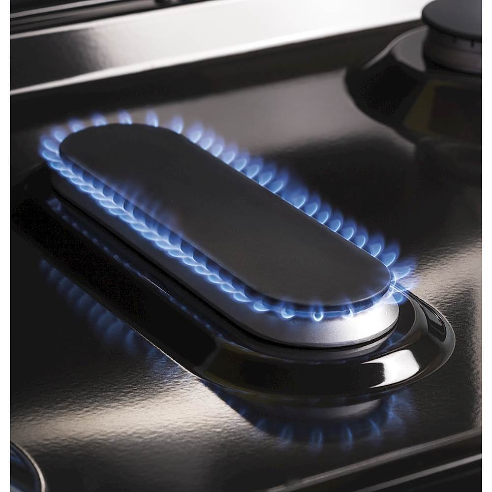 Alt View 16. GE - 5.0 Cu. Ft. Freestanding Gas Range - Slate.