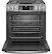 Alt View 11. GE Profile - 5.7 Cu. Ft. Slide-In Dual Fuel True Convection Range with No Preheat Air Fry and Wi-Fi - Stainless Steel.