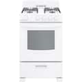 Hotpoint - 24 in. Wide 4 Burners 24 in. Wide 4 burner 2.9 Cu. Ft. Freestanding Gas Range - White