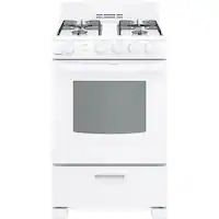 Hotpoint - 2.9 Cu. Ft. Freestanding Gas Range - White - Front_Zoom