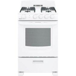 Hotpoint - 2.9 Cu. Ft. Freestanding Gas Range - White - Front_Zoom