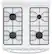 Alt View 2. Hotpoint - 2.9 Cu. Ft. Freestanding Gas Range - White.