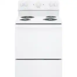 Hotpoint - 5.0 Cu. Ft. Freestanding Electric Range - White