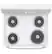 Alt View 1. Hotpoint - 5.0 Cu. Ft. Freestanding Electric Range - White.