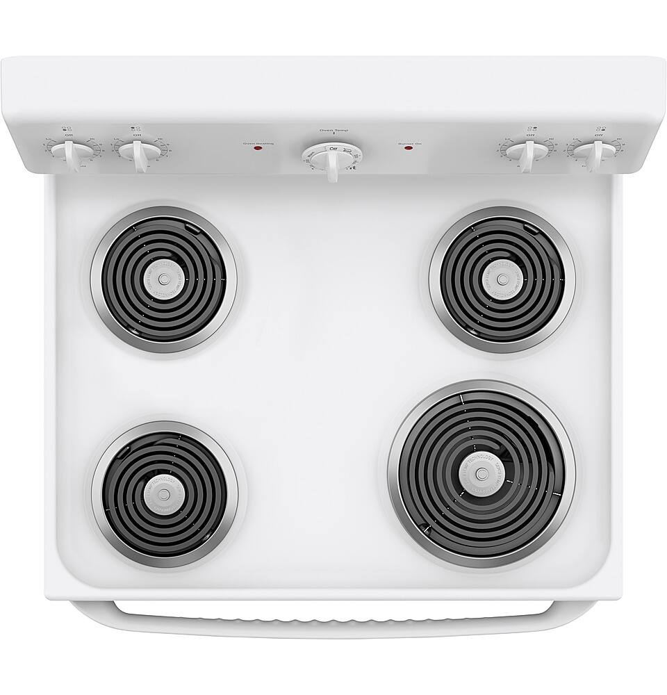 Alt View 1. Hotpoint - 5.0 Cu. Ft. Freestanding Electric Range - White.