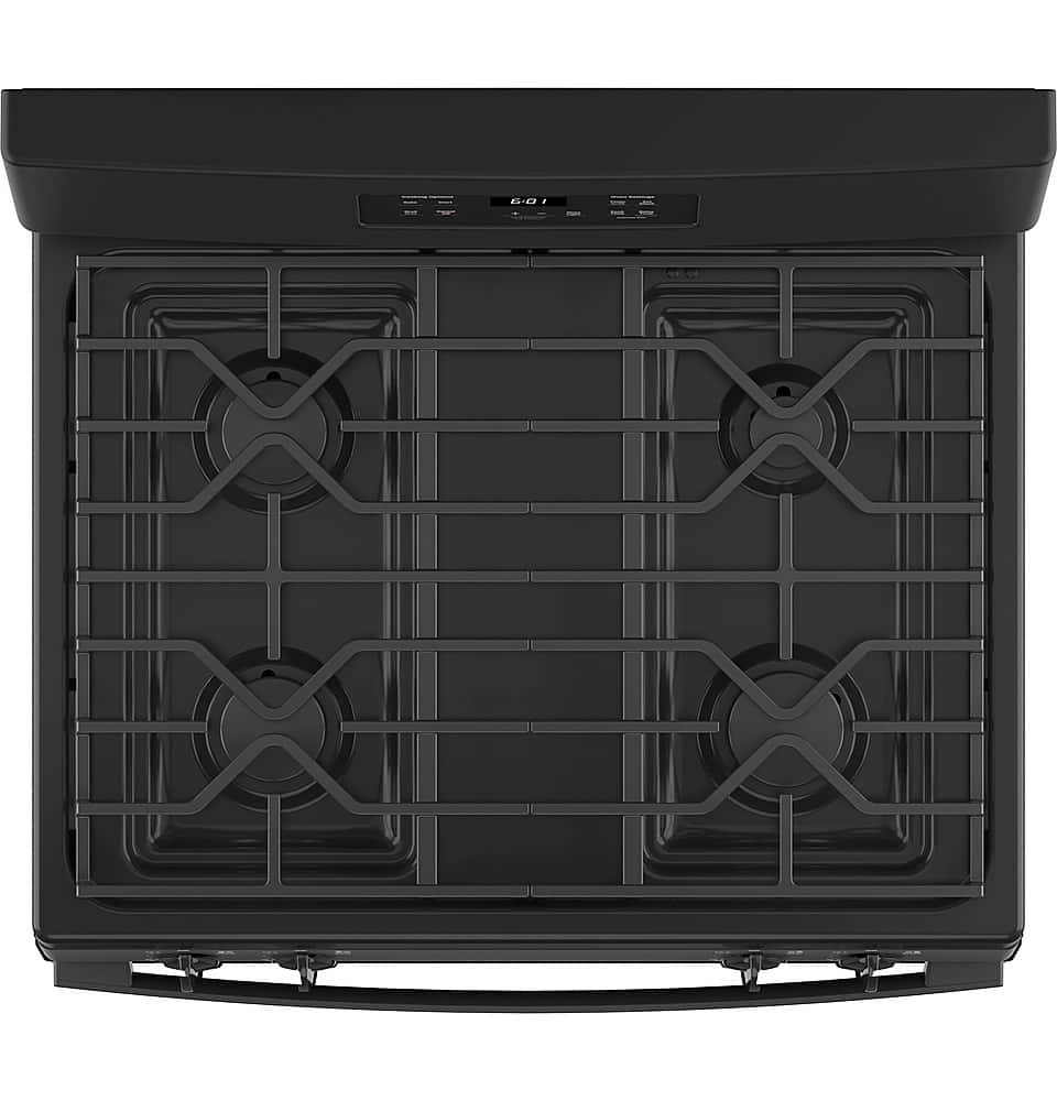 Alt View 25. GE - 4.8 Cu. Ft. Freestanding Gas Range - Black.
