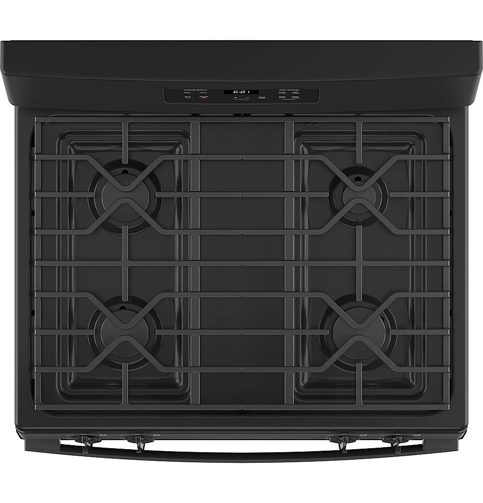 Alt View 25. GE - 4.8 Cu. Ft. Freestanding Gas Range - Black.