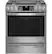 Front. GE Profile - 5.6 Cu. Ft. Slide-In Gas True Convection Range with Built-In WiFi and Hot Air Frying - Stainless Steel.