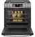 Alt View 17. GE Profile - 5.6 Cu. Ft. Slide-In Gas True Convection Range with Built-In WiFi and Hot Air Frying - Stainless Steel.