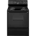 Hotpoint - 30 in. Wide 4 Elements 5.0 Cu. Ft. Freestanding Electric Range - Black