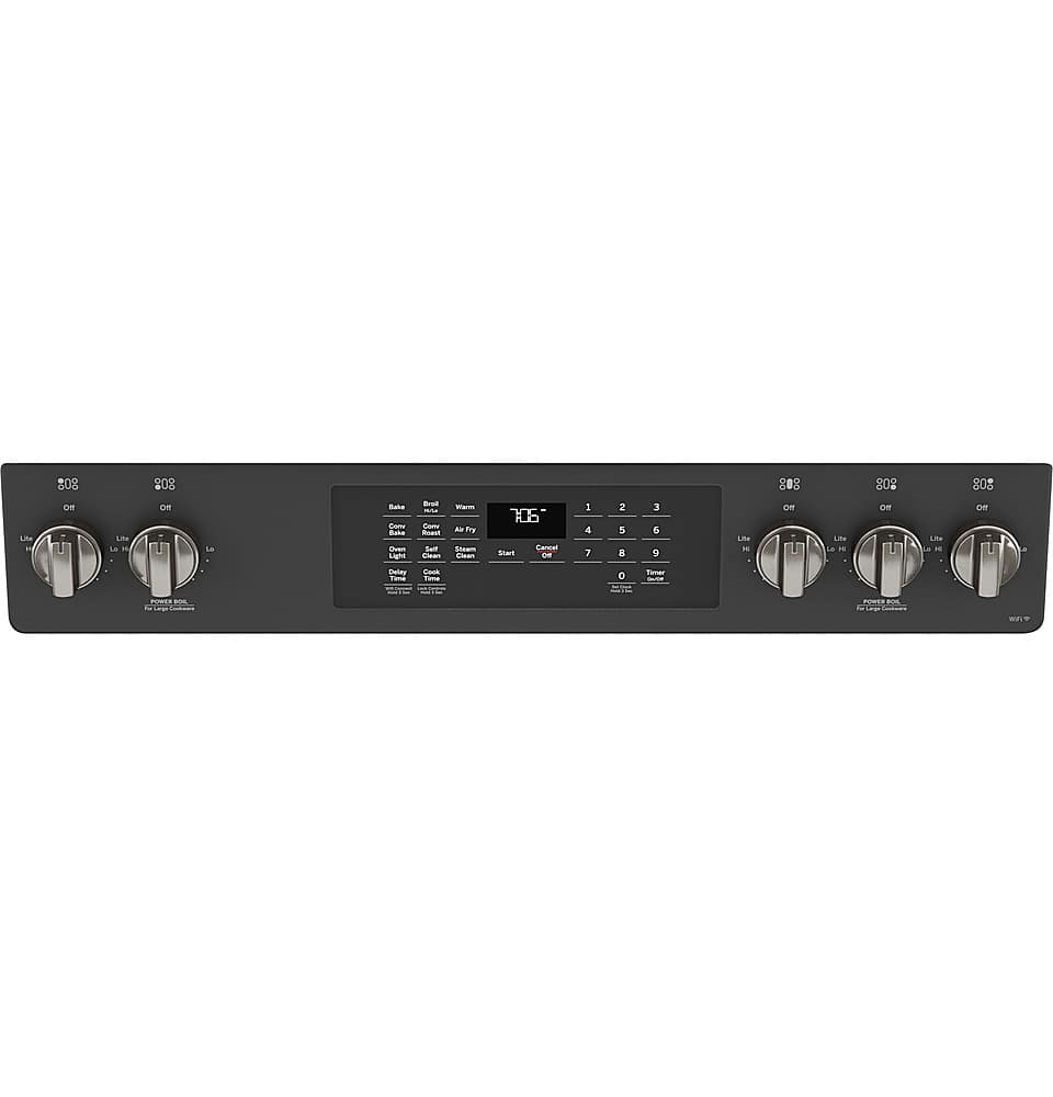 GE 5.6 Cu. Ft. SlideIn Gas Convection Range with SelfSteam Cleaning, BuiltIn WiFi, and No