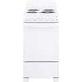 Hotpoint - 20 in. Wide 4 Elements 2.3 Cu. Ft. Freestanding Electric Range - White