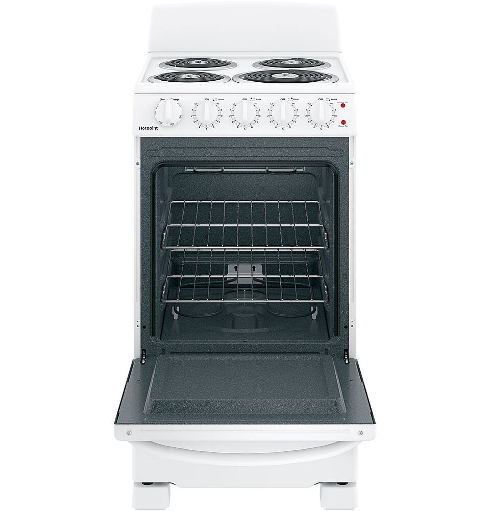 Alt View 11. Hotpoint - 2.3 Cu. Ft. Freestanding Electric Range - White.
