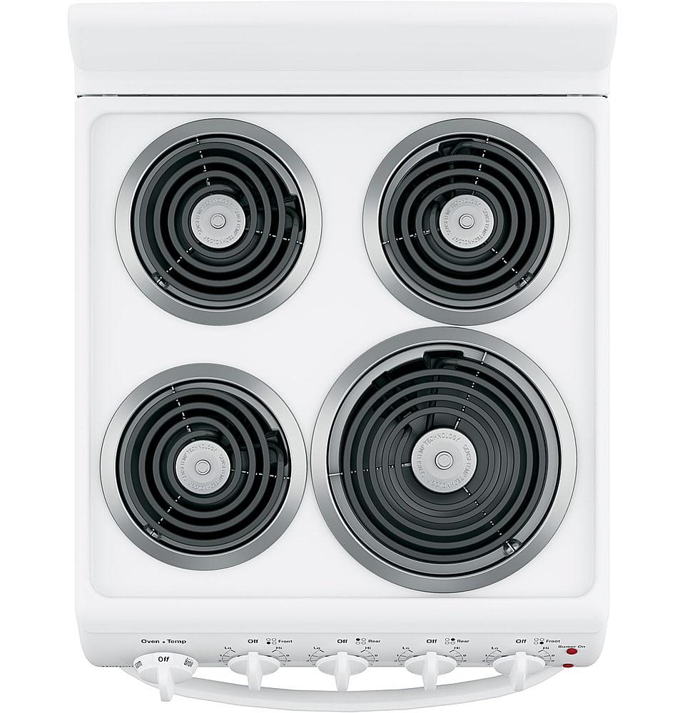 Alt View 12. Hotpoint - 2.3 Cu. Ft. Freestanding Electric Range - White.