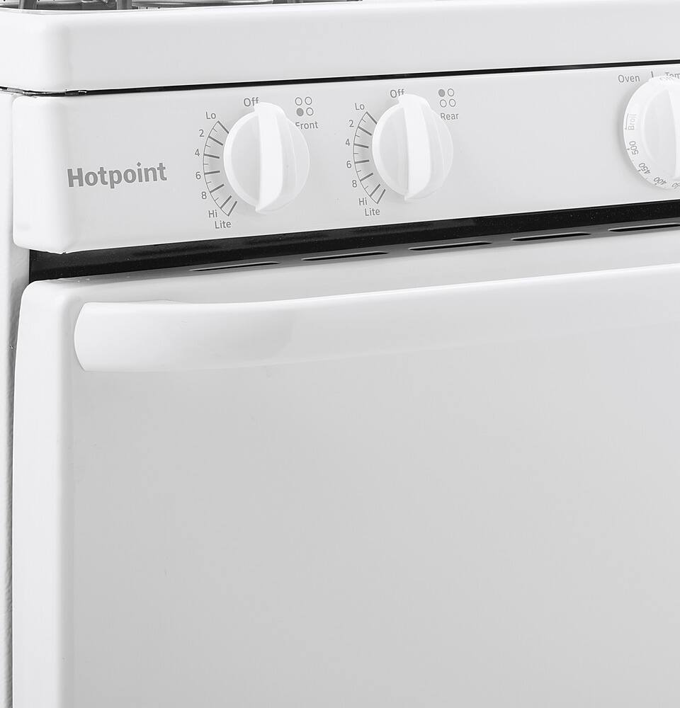 Alt View 16. Hotpoint - 2.3 Cu. Ft. Freestanding Electric Range - White.