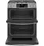 Alt View 11. GE Profile - 6.7 Cu. Ft. Slide-In Double Oven Gas True Convection Range with Steam Self-Clean, No Preheat Air Fry and WiFi - Fingerprint Resistant Stainless Steel.