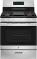 GE - 30 in. Wide 5 Burners 5.0 Cu. Ft. Freestanding Gas Range - Stainless Steel