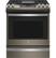 Front. GE - 5.6 Cu. Ft. Slide-In Gas Convection Range with Self-Steam Cleaning, Built-In Wi-Fi, and No-Preheat Air Fry - Fingerprint Resistant Slate.