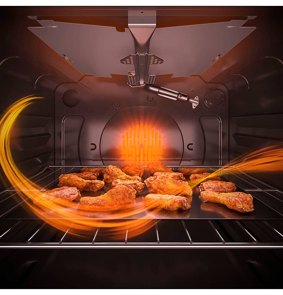 GE 5.6 Cu. Ft. SlideIn Gas Convection Range with SelfSteam Cleaning, BuiltIn WiFi, and No