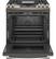 Alt View 1. GE - 5.6 Cu. Ft. Slide-In Gas Convection Range with Self-Steam Cleaning, Built-In Wi-Fi, and No-Preheat Air Fry - Fingerprint Resistant Slate.