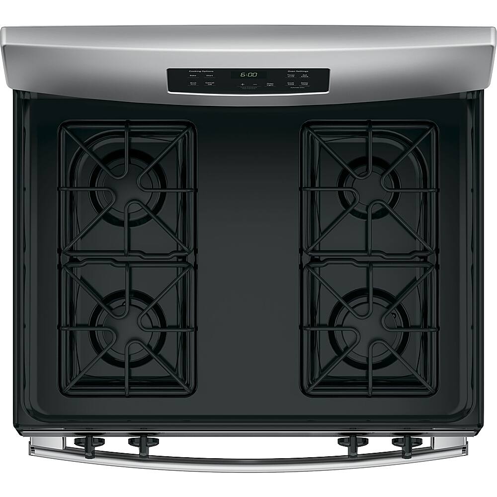 Alt View 11. GE - 4.8 Cu. Ft. Freestanding Gas Range - Stainless Steel.