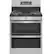 Front. GE Profile - 6.8 Cu. Ft. Frestanding Double Oven Gas True Convection Range with No-Preheat Air Fry - Stainless Steel.