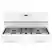 Alt View 26. GE - 4.8 Cu. Ft. Freestanding Gas Range - White.